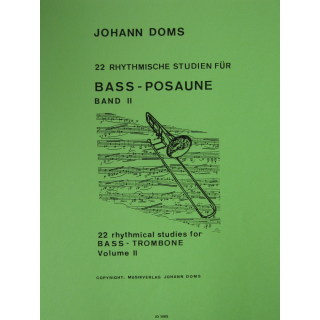 Doms 22 Rhytmische Studien Bass-Pos Band 2 JD1005