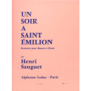 Sauguet Un soir a Saint Emilion Fagott Klavier AL24652