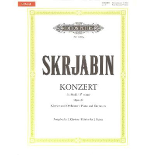 Scriabin Konzert fis-Moll op 20 für 2 Klaviere EP9283A