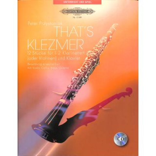 Przystaniak Thats Klezmer 1-2 Klarinetten Klavier CD EP11109