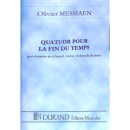 Messiaen Quatuor pour la fin du temps KLAR VL VC KLAV...