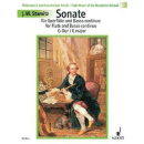 Stamitz Sonate G-Dur op 4/3 Flöte Bass Continuo ED8661