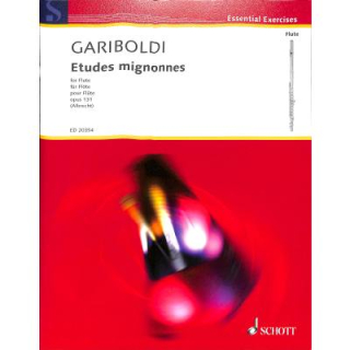 Gariboldi 20 Etudes mignonnes op 131 Flöte ED20354