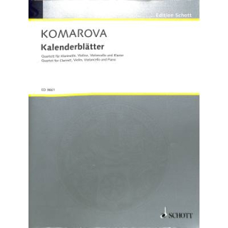 Komarova Kalenderblätter Quartett ED9861