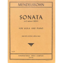 Mendelssohn-Bartholdy Sonate c-Moll Viola Klavier IMC3354