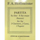 Hoffmeister Partita Es-Dur 2 KLAR 2 HRN 2 FAG GM1403