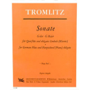 Tromlitz Sonate G-Dur Fl&ouml;te Cembalo N1221