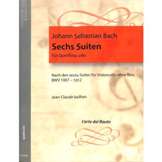Bach 6 Suiten BWV 1007-1012 Querflöte Solo N2420