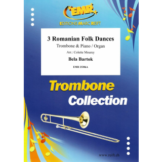Bartok 3 Romanian Folk Dances Posaune Klavier EMR25386A