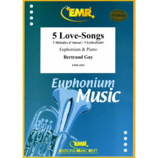 Gay 5 Love-Songs Euphonium Klavier EMR4354