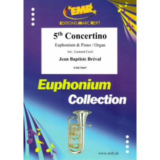 Breval 5th Concertino Euphonium Klavier EMR50687