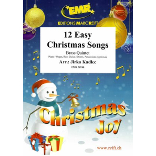 Kadlec 12 Easy Christmas Songs Brassquintett EMR56748