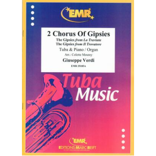 Verdi 2 Chorus of Gipsies Tuba Klavier EMR25185A