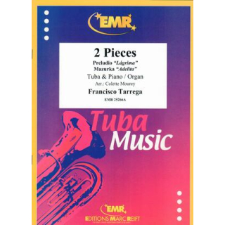 Tarrega 2 Pieces Tuba Klavier EMR25266A