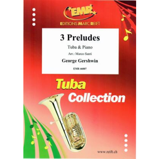 Gershwin 3 Preludes Tuba Klavier EMR46007