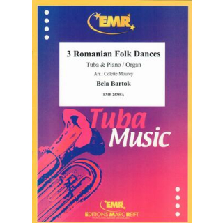 Bartok 3 Romanian Folk Dances Tuba Klavier (Orgel) EMR25388A