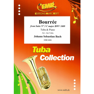 Bach Bourree from Suite Nr 3 C-Dur BWV1009 Tuba Klavier EMR24204