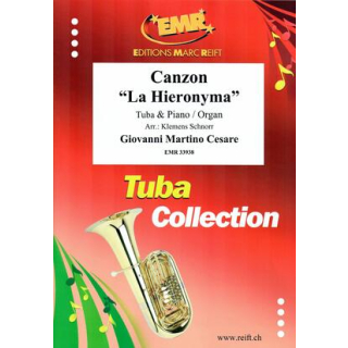 Cesare Canzon La Hieronyma Tuba Klavier EMR33938