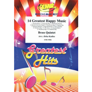 Kadlec 14 Greatest Happy Music Brass Quintet EMR39006