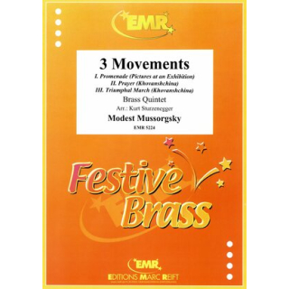 Mussorgsky 3 Movements Brass Quintet EMR5224