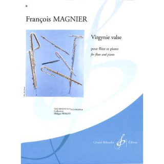 Magnier Virgynie Valse Flöte Klavier GB7876