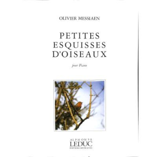 Messiaen Petites Esquisses DOiseaux Klavier AL27432