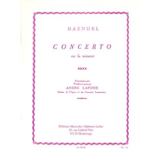Händel Konzert F-Moll Posaune Klavier AL20532
