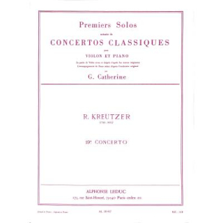 Kreutzer Konzert 19 d-moll Violine Klavier AL18437
