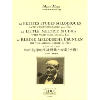 Moyse 24 petites Etudes Melodiques avec Variations Flöte AL18025