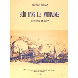 Bozza Soir Dans les Montagnes Flöte Klavier AL21304
