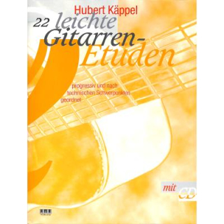 Käppel 22 leichte Gitarrenetüden CD AMA610222