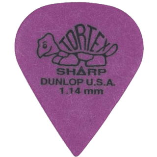 Dunlop Tortex Sharp Plektren 1,14mm 6 Stück