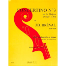 Breval Concertino 3 A-Dur Cello Klavier DF476