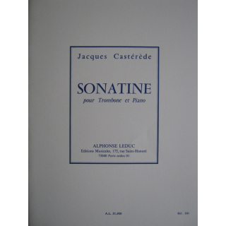 Casterede Sonatine Posaune Klavier AL21930