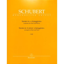 Schubert Sonate a-Moll d 821 (Arpeggione) Flöte Klavier BA5681