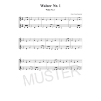 Kanefzky 100 leichte Duette für 2 Klarinetten EH1502 6