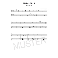 Kanefzky 100 leichte Duette für 2 Querflöten EH150