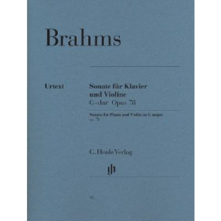 Brahms Sonate G-Dur op 78 Violine Klavier HN75