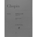 Chopin Ballade g-Moll op 23 Klavier HN867