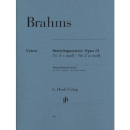 Brahms Streichquartette op 51 Nr 1 c-Moll Nr 2 a-Moll HN40