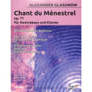Glasunow Chant du Menestrel op 71 Kontrabass Klavier CFS4639
