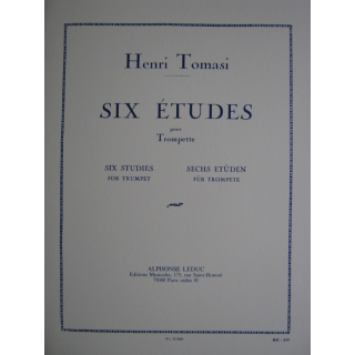 Tomasi Six Etudes Trompete AL21568
