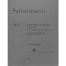 Schumann 5 Stücke im Volkston op 102 Violoncello...