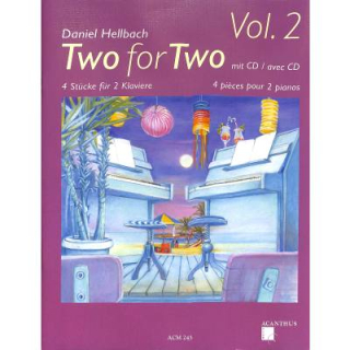 Hellbach Two for two 2 für 2 Klaviere CD ACM243