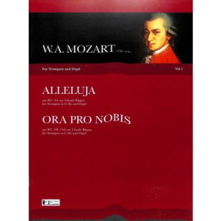 Mozart Alleluja + Ora pro Nobis Trompete C/Es Orgel MO-1