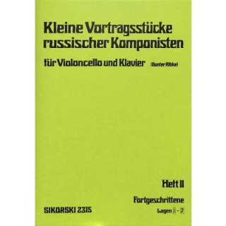 Ribke Kleine Vortragsstücke 2 Cello Klavier SIK2315