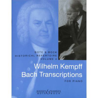 Kempff Bach Transcriptions for Piano Volume 4 BB102368