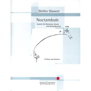 Glanert Noctambule Klarinette Klavier Streichquartett BB3217