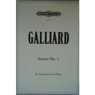 Galliard Sonata No 1 A-moll Posaune Klavier H752A