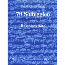 Friedrich der Grosse 70 Solfeggien Bassblockflöte MVB131